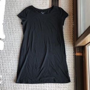 Simple black t-shirt dress